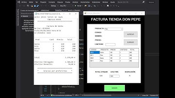 ¿ Cómo REALIZAR una FACTURA en VISUAL STUDIO 2019 ? || TecnoNato