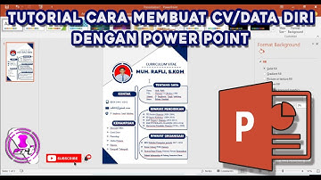Tutorial cara membuat CV / Data diri dengan powerpoint #desainpowerpoint #tutorialdesainpowerpoint