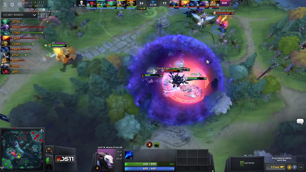 Geek Fam dominates Ad Finem | Dota Summit 11