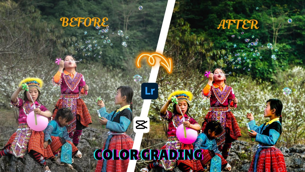 Color grading on Lightroom