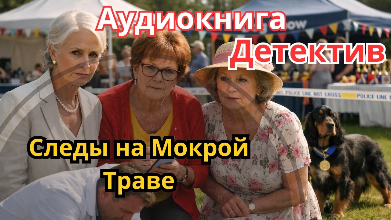 АУДИОКНИГА📚Следы на Мокрой Траве 📚Ветеринар опоздал на секунды — но сыщицы не опоздают никогда