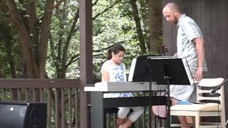 Anna Hirose Performs Woodpecker Song And Train In A Forest