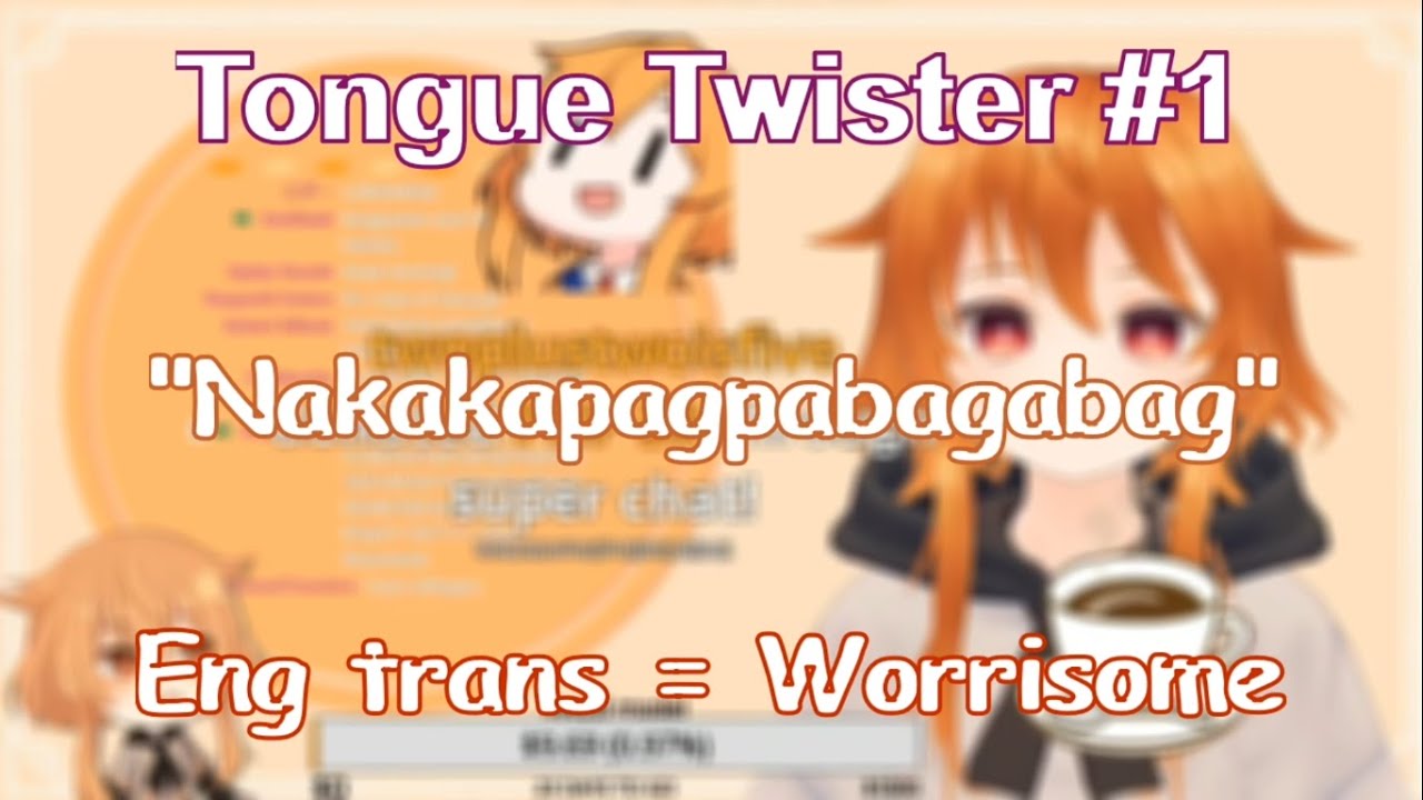 Tagalog Tongue Twisters with Kaheru - YouTube