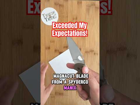 Testing Results: Spyderco Manix 2 in Magnacut    