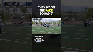 They really thought I was taking off 💀 #nflflag #flagfootball #ot7 #nflflagfootball