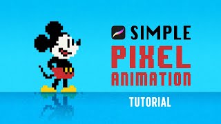 Procreate Pixel Animation｜Tutorial for Beginners｜Mickey Mouse screenshot 4