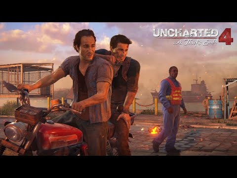 Uncharted 4: A Thief's End -Best ever chase In Gaming History[4K UHD]#uncharted4remastered
