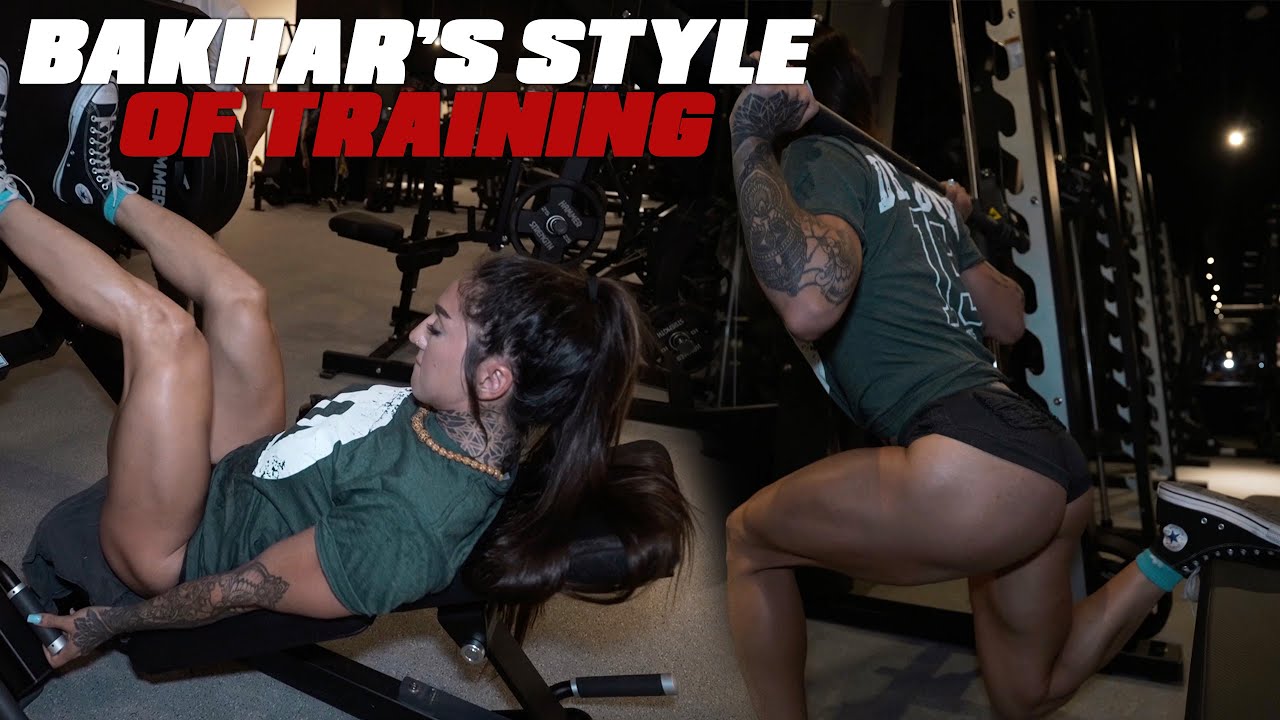 BAKHAR EXPLAINS HER STYLE OF TRAINING | QUADS & GLUTES WITH BRAZILIAN TRAINER KAKA