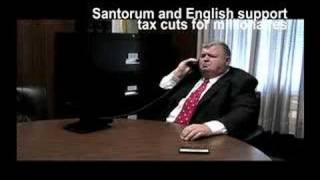 Santorum Supports Tax Breaks For Millionaires