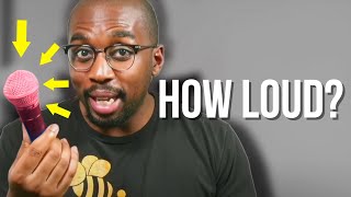 How Loud Should You Sing in a Microphone? Let's Experiment!