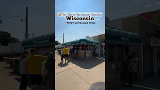 The Oldest Hamburger Stand! Pete’s Hamburger Stand opened in 1909 in Prairie du Chien, WI #wisconsin