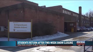 Famous Grayson County Public Schools Reopens After Over Two Weeks of Weather Closures Wealth