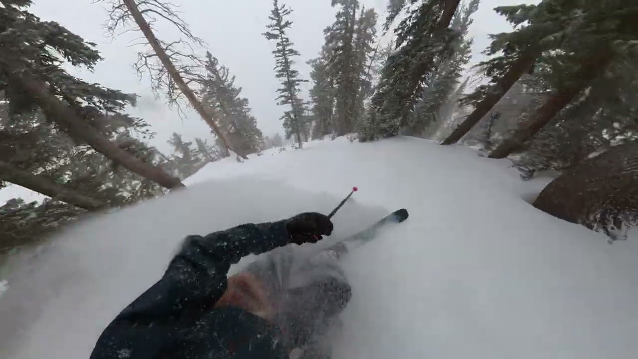 DogLeg chute Evergreen Peak Solitude