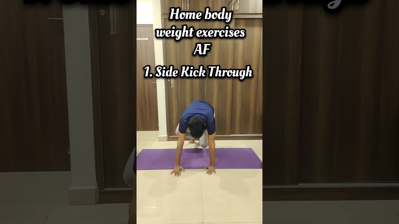 Home Unique Bodyweight exercises without equipment | 