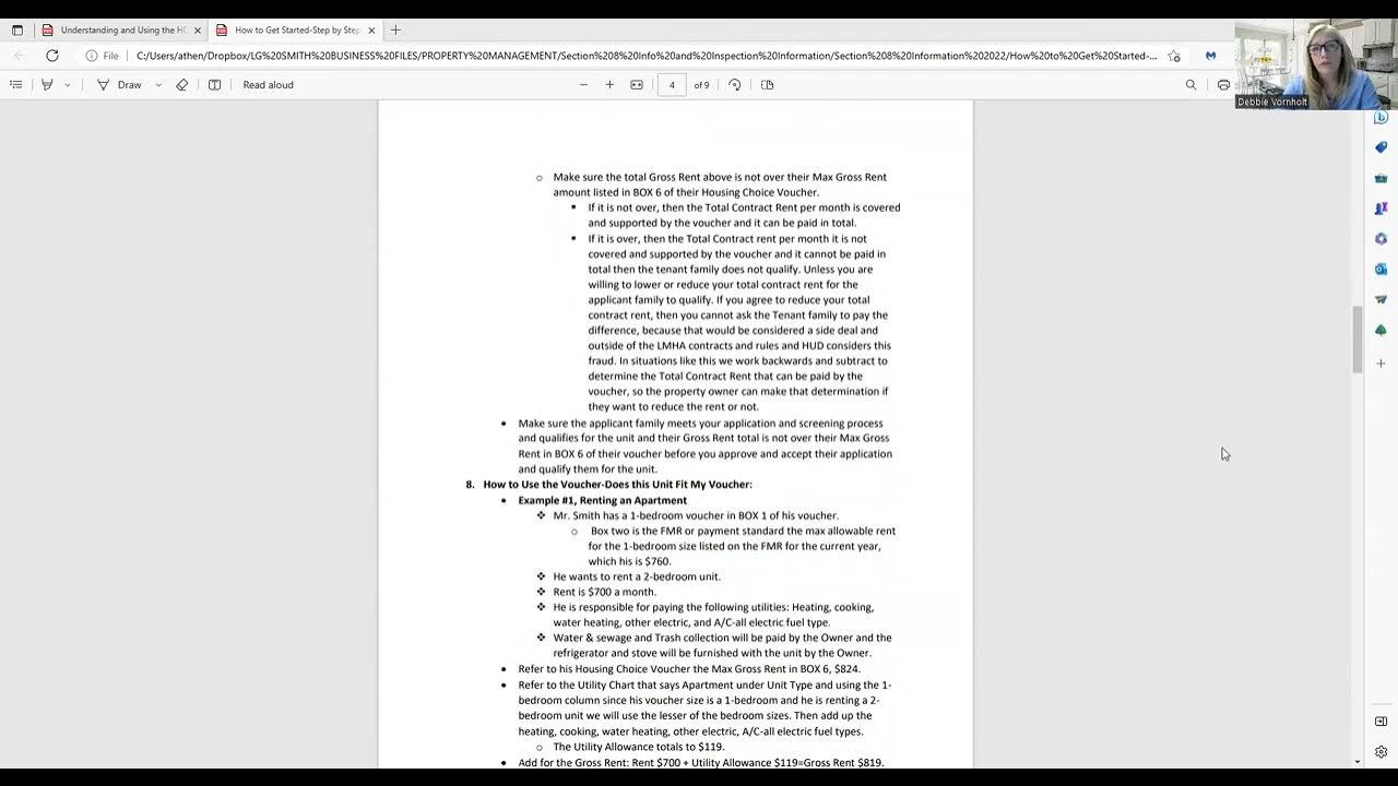 Commonsense Landlording Screening Section 8 Tenants Using Section 8