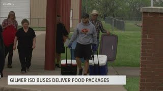 Gilmer ISD using school buses to deliver meals