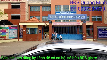 Bán 749m đất thổ cư Đối Diện Trường Học Mt đường Phạm Văn Cội