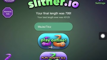 Worst Gameplay Ever!! | Slither.io Gameplay #1