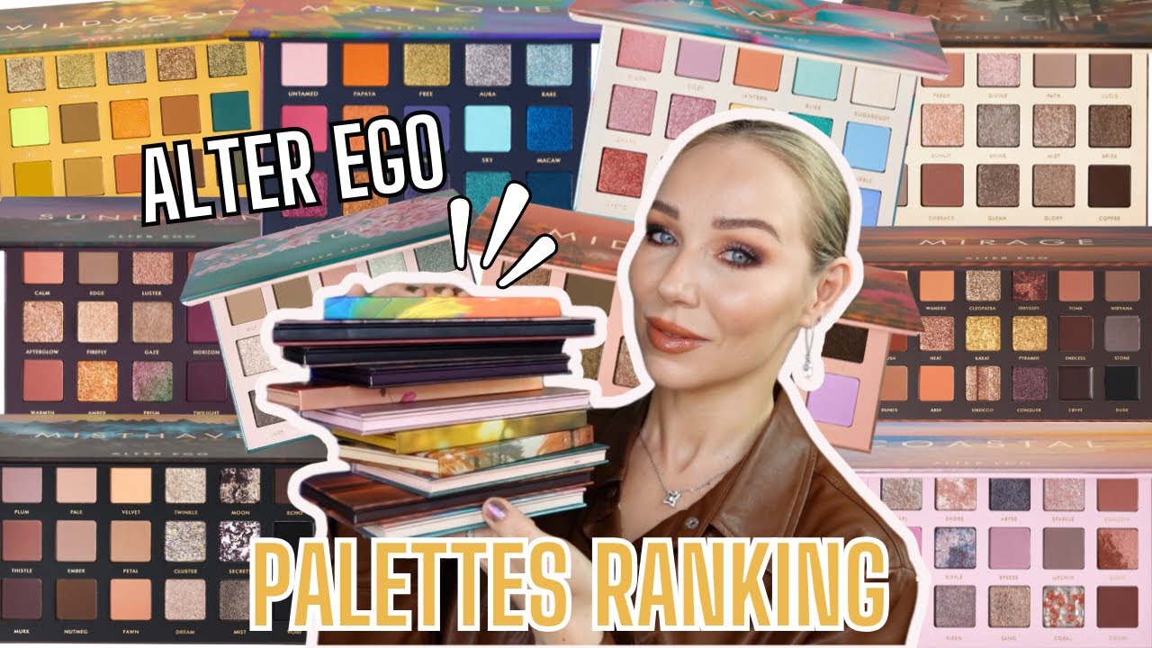 RANKING all my ALTER EGO EYESHADOW PALETTES ✨Makeup Collection 2024