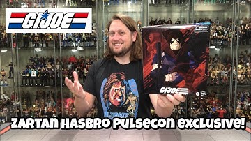 Zartan GIJOE Classified Hasbro Pulse Con Unboxing & Review!