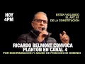 #EnVivo RICARDO BELMONT CONVOCA PROTESTA FRENTE A PRINCIPAL CANAL DE TV POR MANIPULAR AL ELECTOR