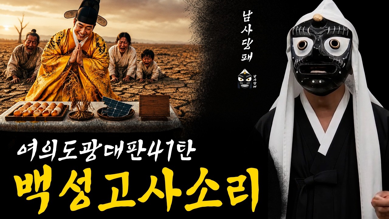 백성은 말라 죽는데 이재명은 고사 지낸다 | 백성고사소리