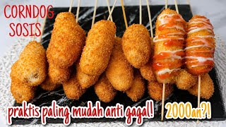  RESEP MEMBUAT CORNDOG  SOSIS UNTUK IDE JUALAN ANTI GAGAL LARIS MANIS AUTO CUAN ⁉️