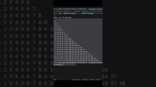 print the given pattern number#coding #javascript#clanguage#java#python  #programmin #shorts #viral