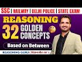 Reasoning Golden Concept 32 | Based on Between | SSC,Railway, Delhi Police | Vikramjeet Sir