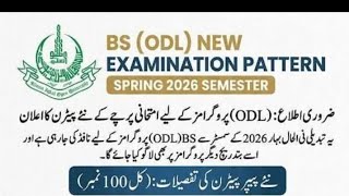 AIOU Paper Pattern Change 2026 || Allama Iqbal Open University Semester Spring 2026