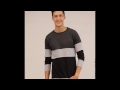 Buy Online Full Sleeve T Shirt For Men Tri Colour Review - FF002