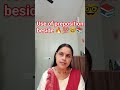 #Use of preposition beside 🔥💯🤓|#General English for all competitive exam 🤓🔥🙂😁.