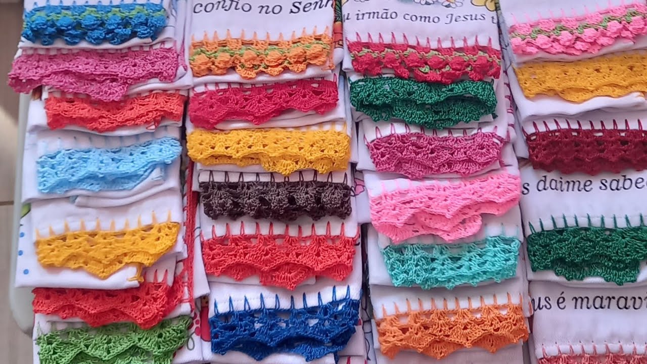 29/100 Continuando a produção dos bicos de guardanapos!!