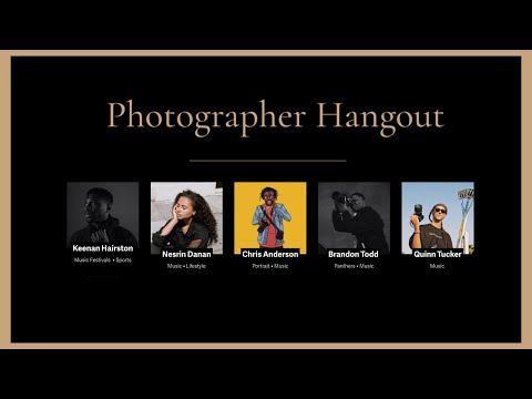 Photographer Hangout - A Conversation with the Black Community