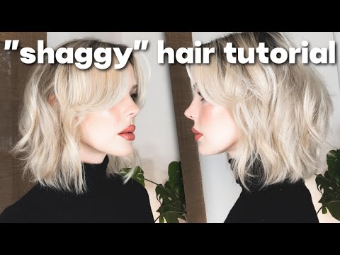 2601103 ray　MIX SHAGGY OVER TAILORED HOW TO STYLE A SHAGGY 90s BOB or LOB - Easy Faux 90s Shag Styling