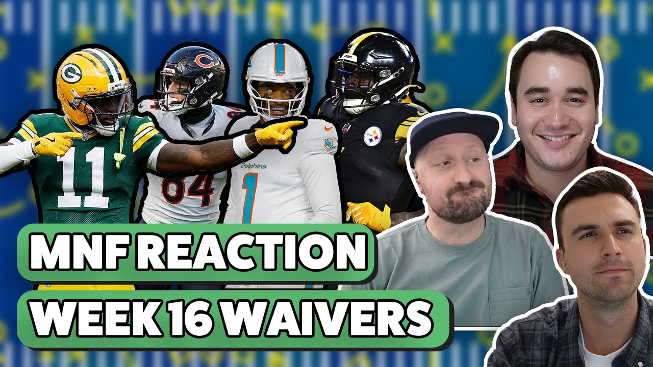 Rodgers Cooks, Dolphins Freeze, and Week 16 Waivers