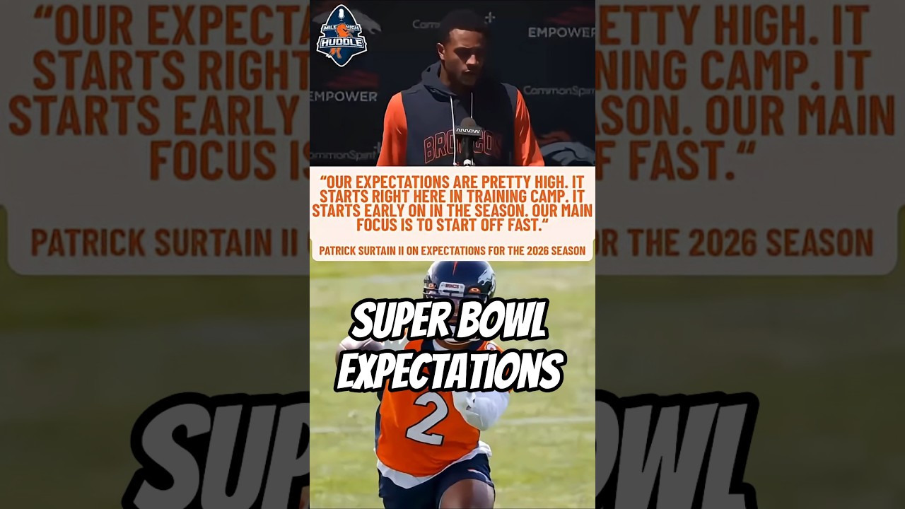 Pat Surtain II: #Broncos are Super Bowl or bust