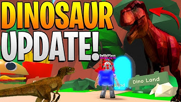 ROBLOX MINING SIMULATOR - DINOSAUR LAND UPDATE! *THIS IS INSANE*