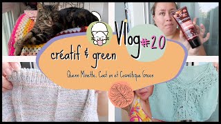 Cast-on, réception de laine et cosmétiques green 🌿Vlog 20🧶