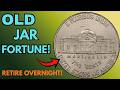 Rare Jefferson Nickels Found in Old Coin Jars — These Five Cents Could Retire You Overnight!
