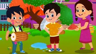 Holi Me Mach Gaya Dhamal | Hindi Nursery Rhymes | Holi Song in Hindi | Hindi Rhymes | Kids TV India