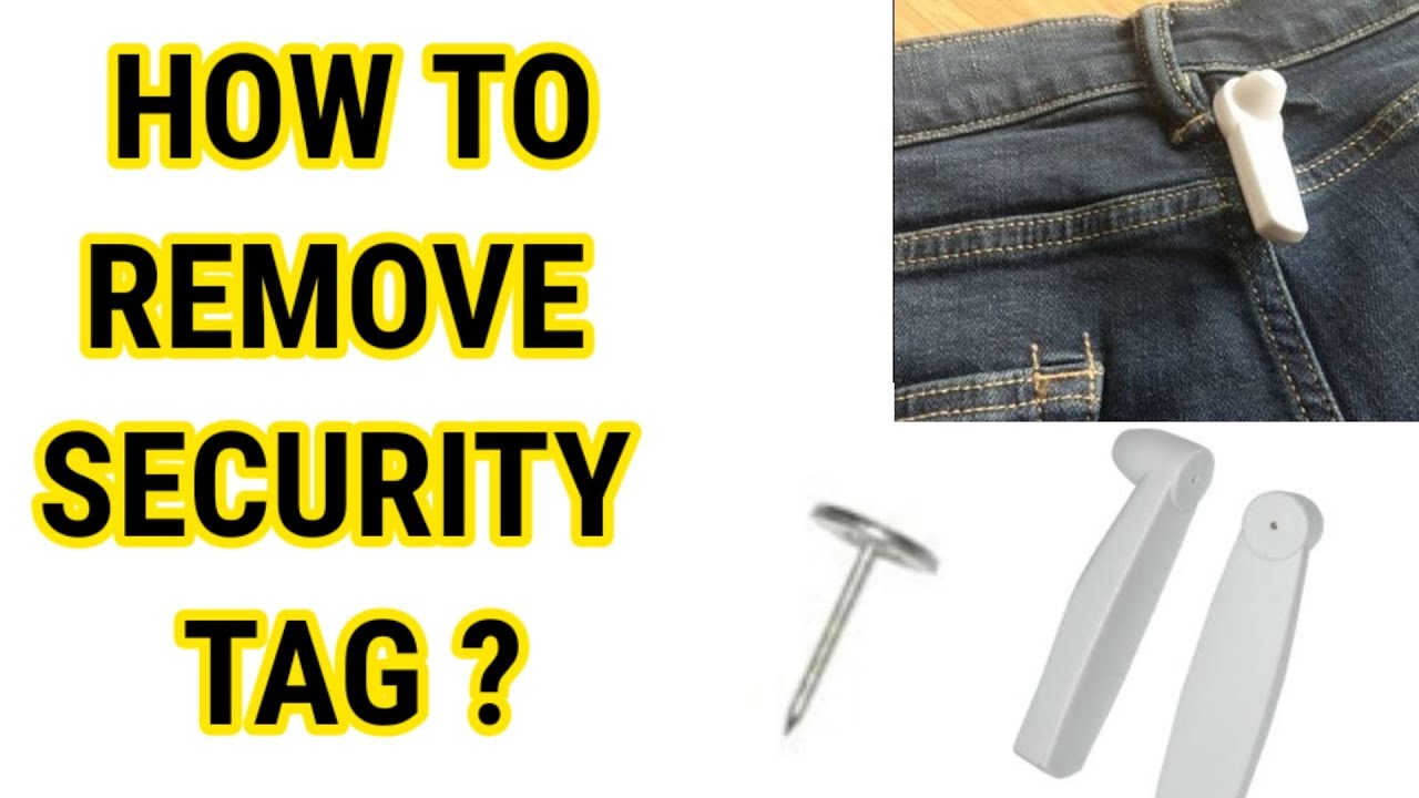 How to Remove Security Tag From Shopping Mall Items | DIY: Quick and easy