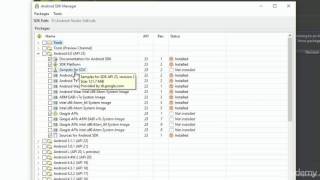 Android App Development - 1.2 - Adding Sdk Tools, Packages And Platforms