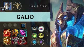 Galio Support vs Skarner - KR Challenger Patch 26.08