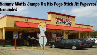 Sammy Watts Jumps On His Pogo Stick At Popeyesgrounded Ft.