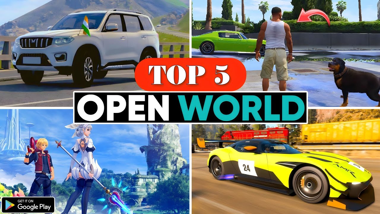 TOP 5 OPEN WORLD GAMES FOR ANDROID! BEST OPEN WORLD GAMES FOR ANDROID ...