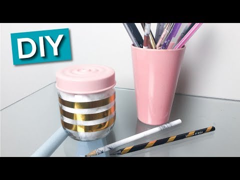 DIY MATERIAL ESCOLAR e DECORAÇÃO | DIY COM CONTACT | Do Sofá