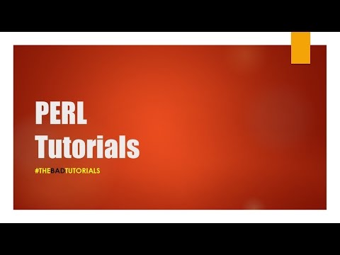 Perl Tutorial -