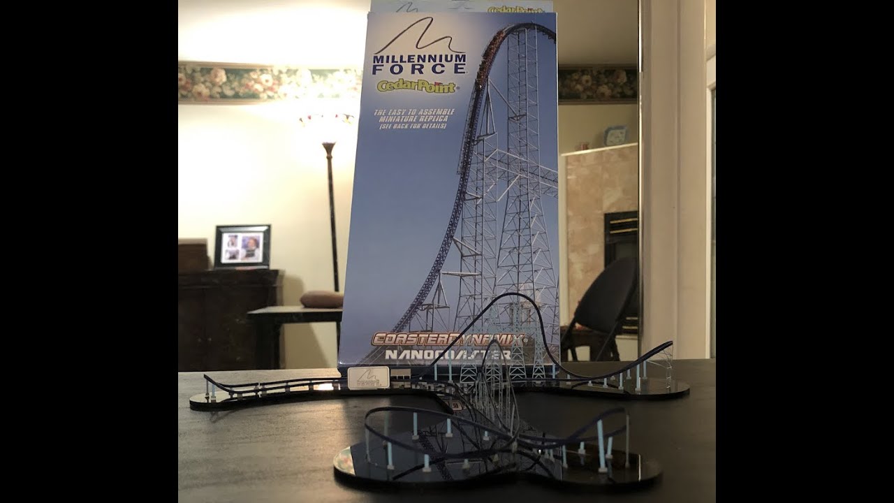 Millennium Force Nanocoaster Timelapse/Review YouTube