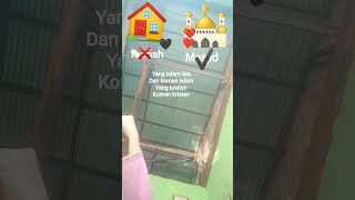 maaf kalo jelek dan juga Yang Islam komen islam yang kristen komen kristen